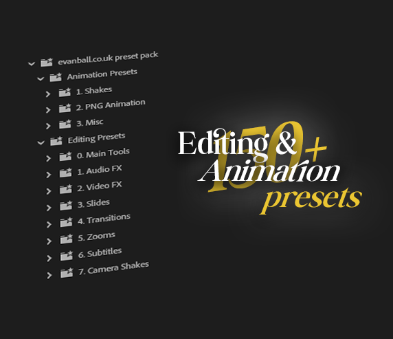 Essential Editing Preset Pack (Premiere Pro)